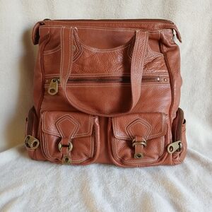 Vintage Marc By Marc Jacobs Tan Leather Backpack